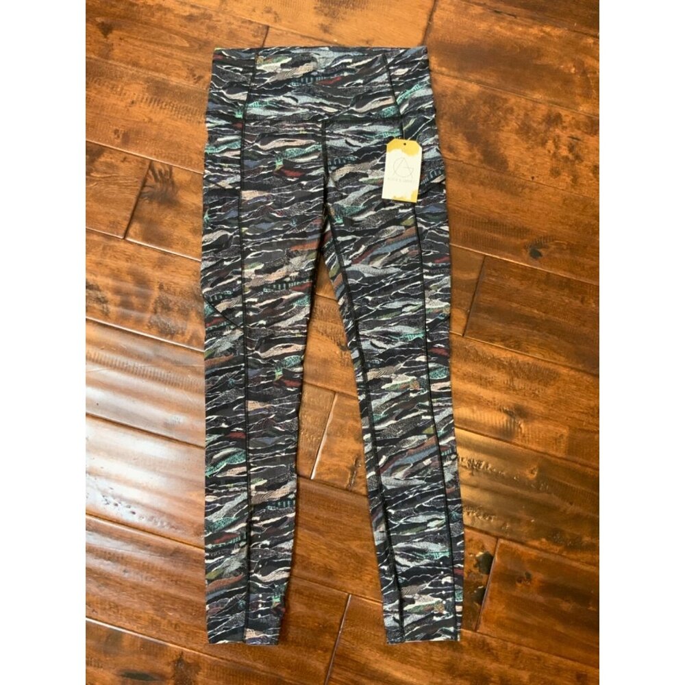 Lululemon Multicolor Patterned Athletic Pants, Size 6